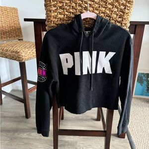 Cropped PINK hoodie